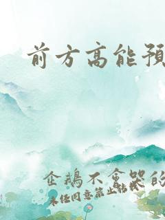 前方高能预警
