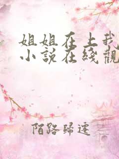 姐姐在上我在下小说在线观看