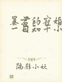 暴君的宠婚日常一日知千小说免费