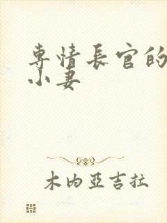 专情长官的天价小妻