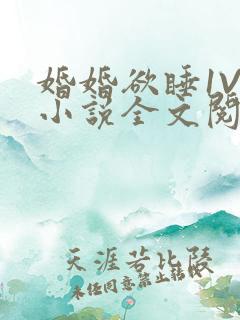 婚婚欲睡1V1小说全文阅读