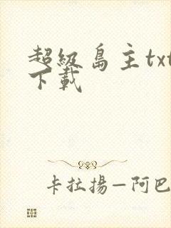 超级岛主txt下载