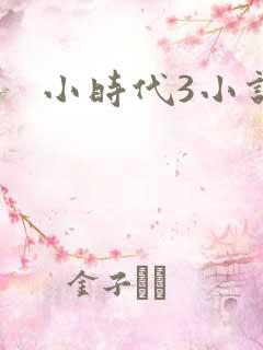小时代3小说