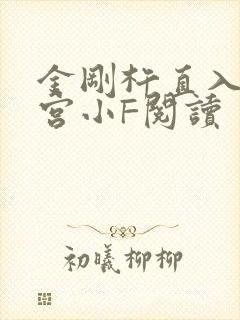 金刚杵直入莲花宫小F阅读