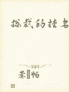 总裁的挂名娇妻