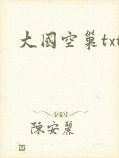 大国空巢txt