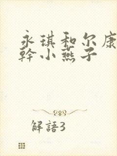 永琪和尔康一起干小燕子