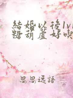 结婚以后1v1糖葫芦好吃epub