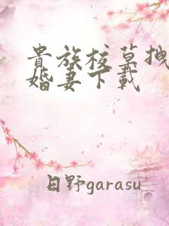 贵族校草拽拽未婚妻下载