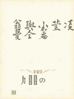 翁与小莹凌晨欢爱全篇