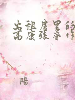 出租房里的交互高康张睿作者