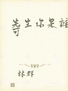 先生你是谁林亦可