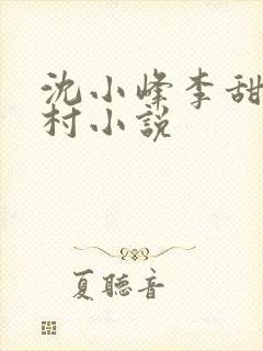 沈小峰李甜的乡村小说