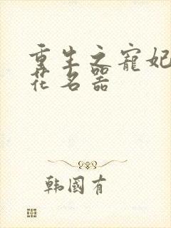 重生之宠妃白莲花名器