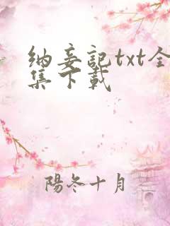 纳妾记txt全集下载