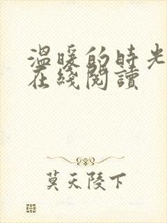 温暖的时光小说在线阅读