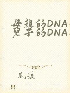 母亲的DNA和儿子的DNA是一样的吗