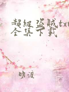 超级盗贼txt全集下载