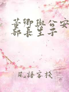 董卿与公安部副部长生子