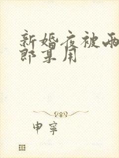 新婚夜被两个伴郎享用