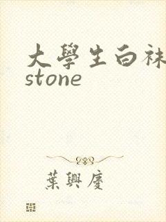 大学生白袜飞机stone