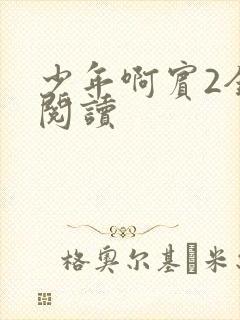 少年啊宾2全文阅读