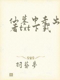 仙墓中走出的强者txt下载
