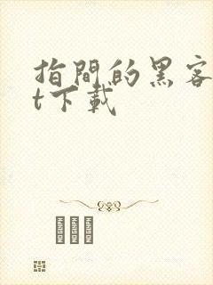 指间的黑客txt下载