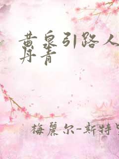 黄泉引路人 碎丹青