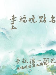 幸福晚点名 大王