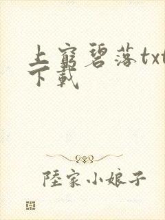 上穷碧落txt下载