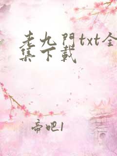 老九门txt全集下载