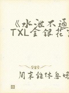 《水泄不通》 TXL金银花露