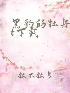 黑豹的牡丹txt下载