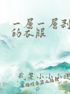一层一层剥掉你的衣服