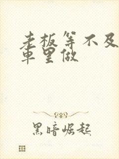 老板等不及了在车里做