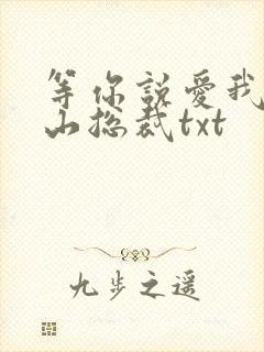 等你说爱我之冰山总裁txt