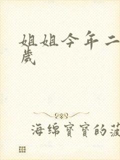 姐姐今年二十七岁