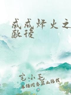 成成烽火之深入敌后