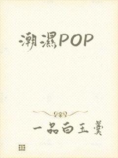 潮湿POP