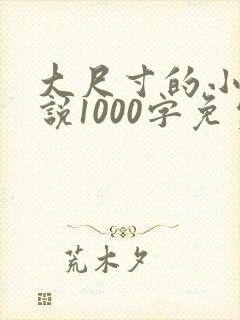 大尺寸的小黄说说1000字免费