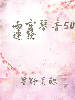 雨宫琴音500连发