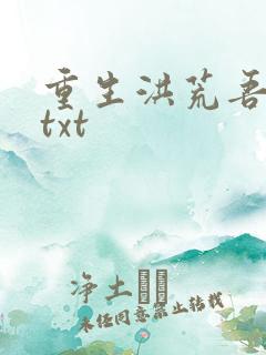 重生洪荒吾称尊txt