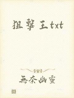 狙击王txt