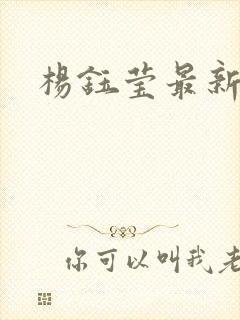 杨钰莹最新小说