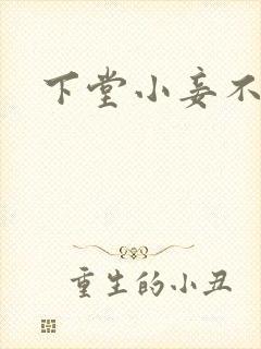 下堂小妾不好惹