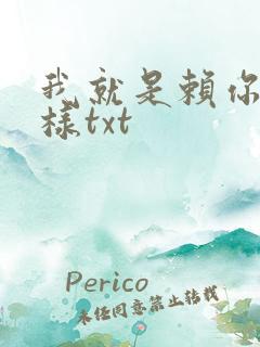 我就是赖你 怎样txt