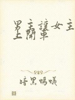 男主让女主坐腿上开车