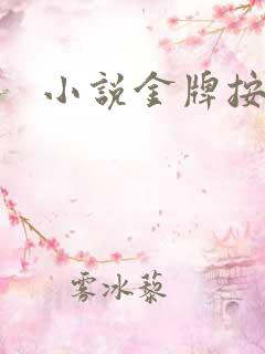 小说金牌按摩师