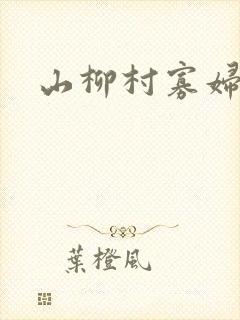 山柳村寡妇情史
